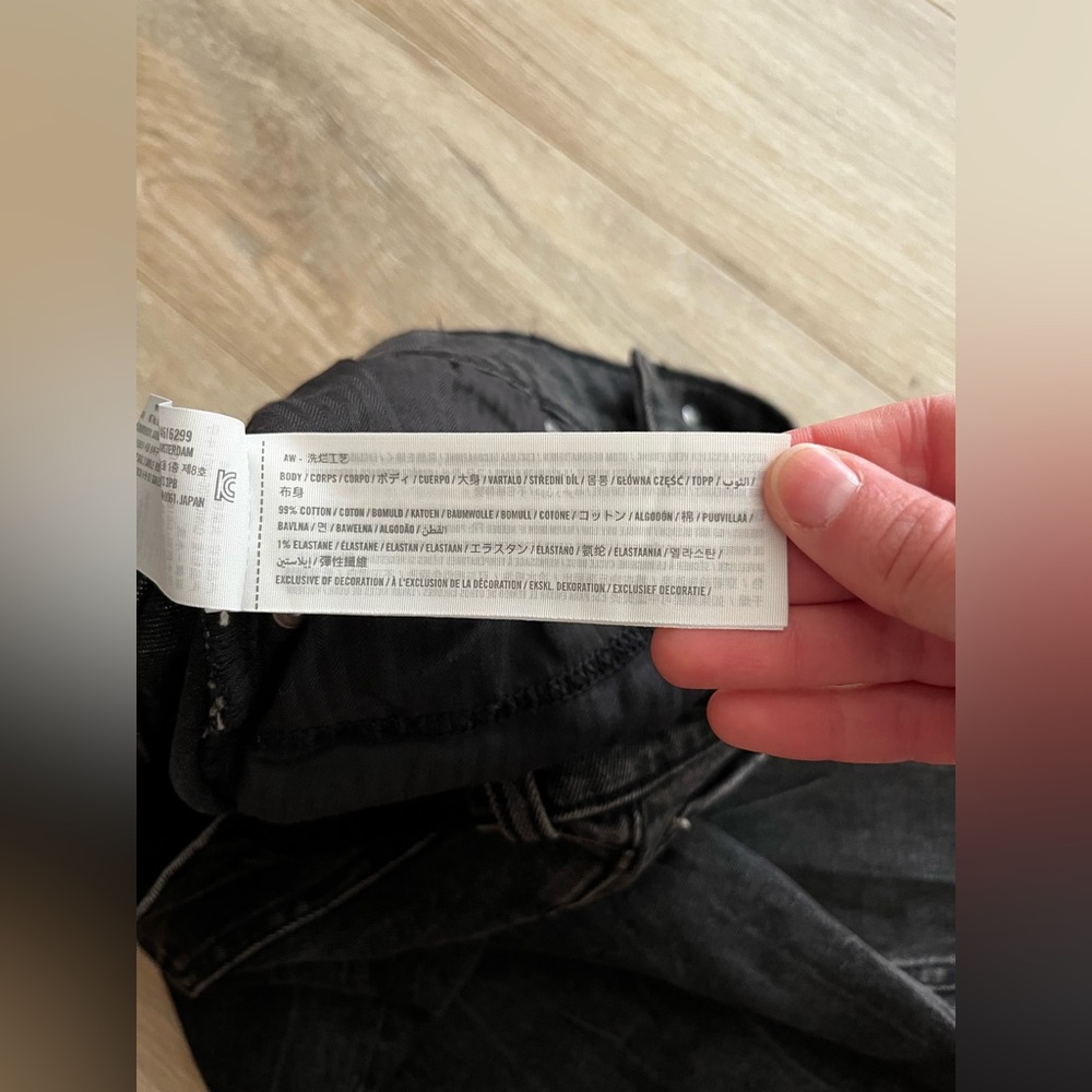 Abercrombie & Fitch Women’s The Mom High Rise Jean Black Wash - Size 6L - Picture 8 of 11